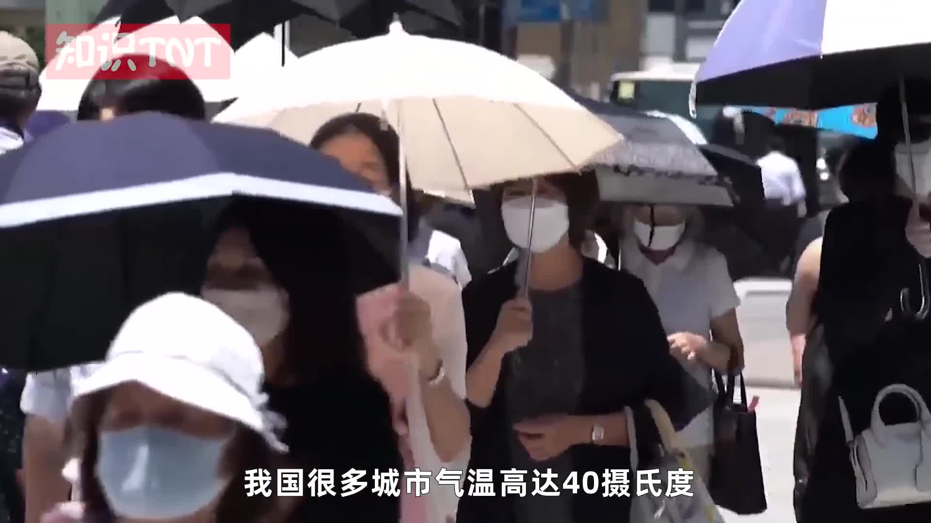 实拍上海40度高温里下开水，体感58℃的街头，人真的会蒸熟